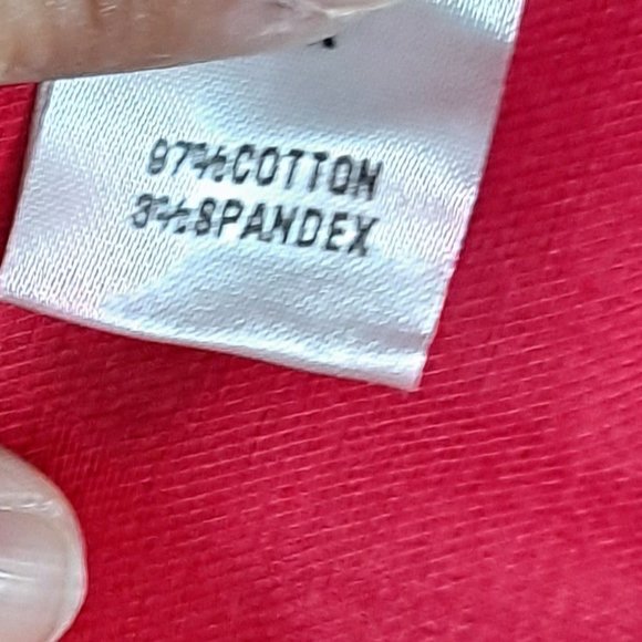 Red Denim Front Snap Button-Down Mini Dress – Plus (1X & 2X) - Picture 8 of 8